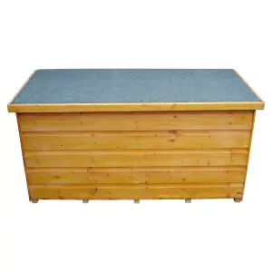 Shire Brown Garden storage box 4x2 ft 650mm 1250mm