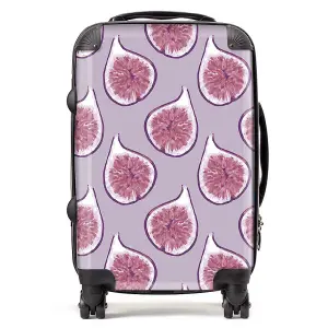 Modern Fig Pattern Suitcase - Cabin