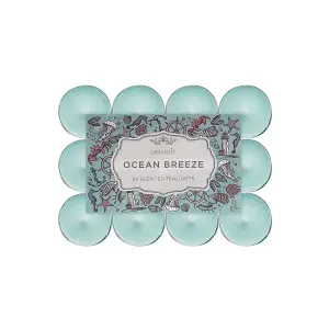 24 Scented Tealights Ocean Breeze