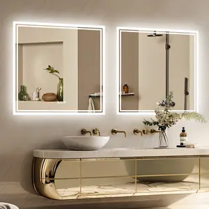 Backlit LED Bathroom Vanity Mirror Anti-Fog 80cm H x 80cm W