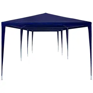 Berkfield Party Tent 3x9 m PE Blue