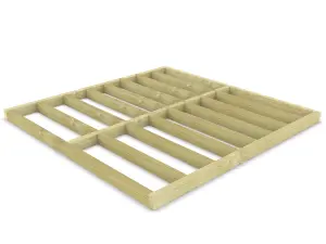 Wooden shed bases 10x10 (W-295cm x D-300cm), made of 38mm x 140mm