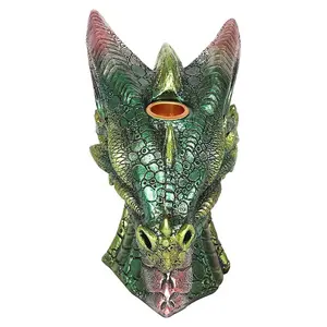 Something Different Green Dragon Head Backflow Incense Burner Green (One Size)