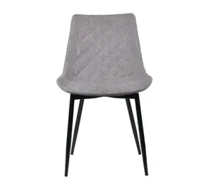 Set Of 2 Upholstered Melrose Dining Chair,Grey