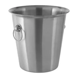 Essentials by Premier Dakota Stainless Steel Brushed Finish Wine Bucket