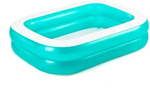 Bestway 450 Litre Rectangular Family Paddling Pool (201 x 150 x 51cm)