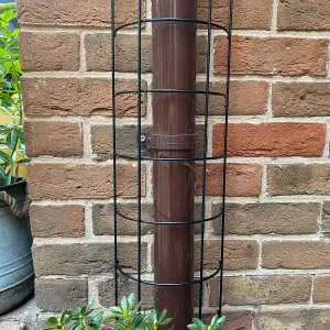 Metal Tube Trellis Semi Circular for Drainpipes (Set of 2)