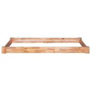 Berkfield Bed Frame Solid Oak Wood 90x200 cm