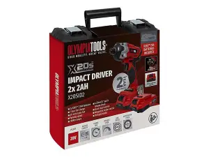 Olympia Power Tools - X20S™ Impact Driver 20V 2 x 2.0Ah Li-ion