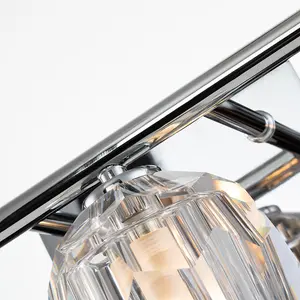 Luminosa Quoizel Regalia Wall Lamp Polished Chrome, 3000K, IP44