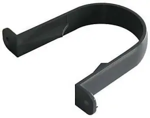 FloPlast Grey Round Gutter clip (L)113mm (Dia)68mm