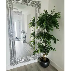 180cm Artificial Ficus Tree Triple Ball Topiary 1984 Leaves