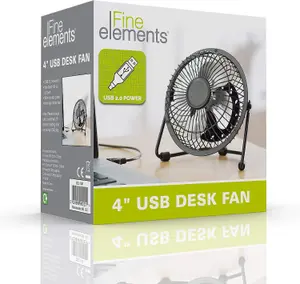 Fine Elements USB 4 Inch Desk Fan