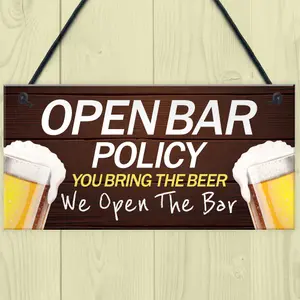 Funny Bar Sign Man Cave Pub Bar Sign Hanging Sign Gift For Him Gift