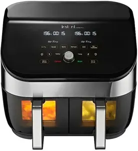 Instant Vortex Plus Dual Drawer Air Fryer With Clearcook 140-3126-01-Uk