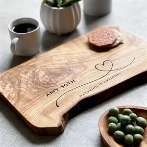 Personalised Olive Wood Chopping / Cheese Board