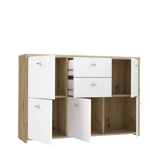 Filippone Sideboard Artisan Oak/White