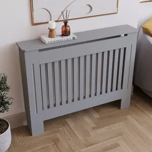 Vida Designs Chelsea Medium Grey Radiator Cover