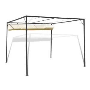 Berkfield Garden Gazebo with Retractable Roof Canopy