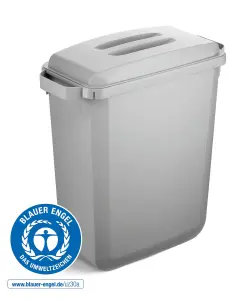 Durable DURABIN ECO 60L Rectangular - Food Safe Waste Recycling Bin - Grey