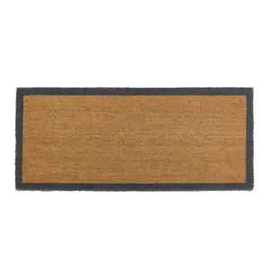 Border Coir Runner Doormat Rectangle 125 x 55cm