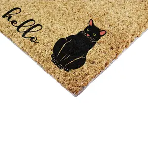 Hello Bye Cats Doormat (90 x 60cm)