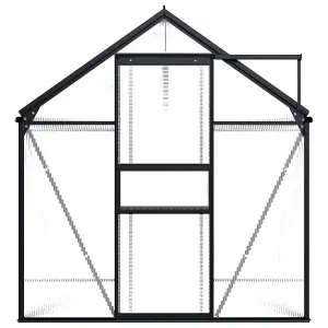 Berkfield Greenhouse Anthracite Aluminium 4.75 m2