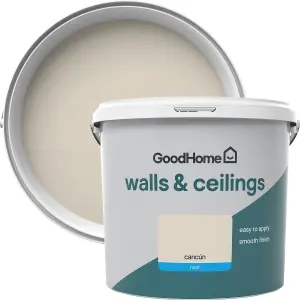 GoodHome Walls & ceilings Cancun Matt Emulsion paint, 5L