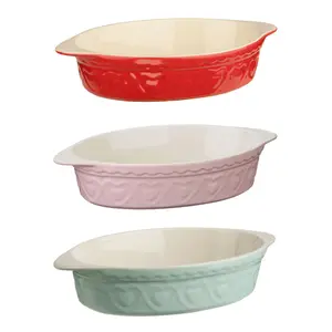 Maison by Premier Sweet Heart 1400ml Red Baking Dish