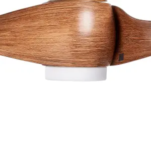 Ceiling Fan with Light Brown PARIA