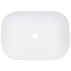 Berkfield Wash Basin 45.5x32x13 cm Ceramic White