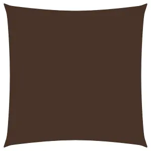 Berkfield Sunshade Sail Oxford Fabric Square 4.5x4.5 m Brown