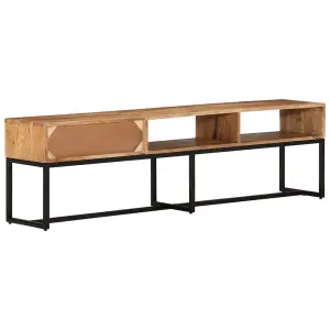 Berkfield TV Cabinet 160x30x45 cm Solid Wood Acacia