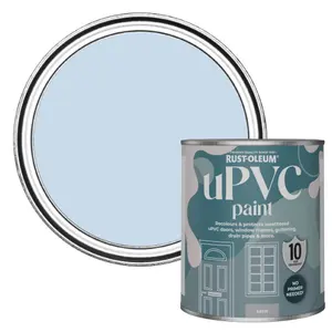 Rust-Oleum Blue Sky Satin UPVC Paint 750ml