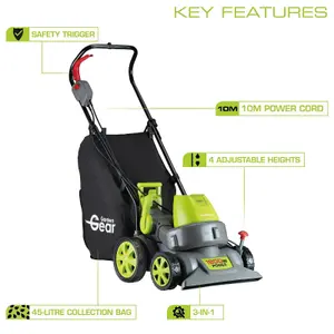 Garden Gear Push Vac & Blower 1800W 3-IN-1