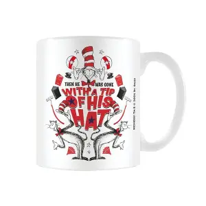 The Cat In The Hat Its Fun To Have Fun Mug White/Red (12cm x 10.5cm x 8.7cm)