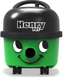 Numatic PET200-11 Henry Pet Cylinder Vacuum Cleaner Bagged Hoover 9L Green - New | Direct Vacuums