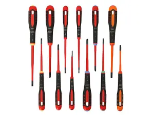 Bahco BE-9878SL BE-9878SL ERGO Slim VDE Insulated Screwdriver Set, 12 Piece BAHBE9878SL