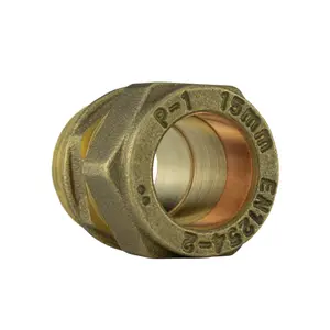 mdpe fittings to copper pipe connectors (20mm straight-15mm copper straight)