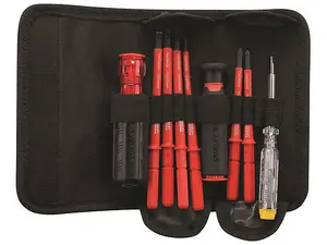 Stanley FMHT66426-0 VDE Multi-Bit Screwdriver Set, 10 Piece STA066426