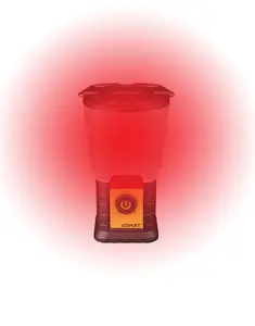 COAST EAL 20 LED Lantern 375Lumens 100Hrs Pre Set Red and White Light Modes EAL20 Lantern Without Batteries