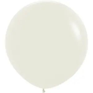 Kalisan Latex Retro Balloons (Pack of 100) White (One Size)