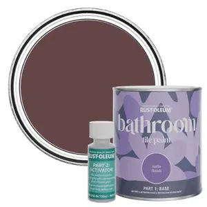 Rust-Oleum Mulberry Street Satin Bathroom Tile Paint 750ml