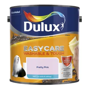 Dulux Easycare Washable & Tough Pretty pink Matt Wall & ceiling Emulsion paint, 2.5L