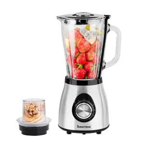 Innoteck Kitchen Pro 5 Speed Blender with 1.5L Glass Jar Plus Coffee grinder Combo  for Smoothie, Juice Mixing and Ice Crush -500W