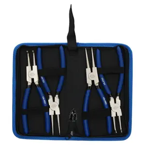 4pc 9" circlip plier pliers set in a carry case internal / external