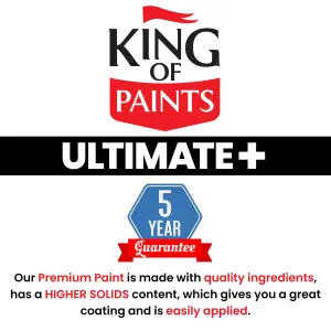 Best Dark Grey Fence & Shed Paint One Coat King of Paints 5Litres