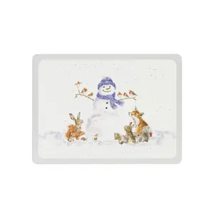 Wrendale Designs 6 Piece Christmas Placemats Set