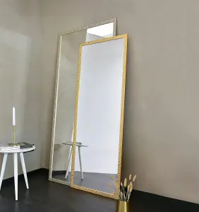 nielsen Banks Mosaic Design Wall Mirror Bathroom Mirror Living Room Mirror - Gold - 50 x 150cm