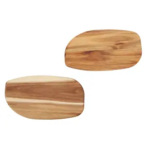 Interiors by Premier Versatile Set Of 2 Serving And Chopping Board, Stylish Chopping Board , Sustainable Kitchen Cutting Board